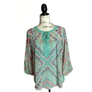Figueroa & Flower Blouse Size M